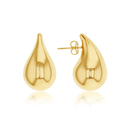 [EAR1139] 9Y JUMBO LARGE TEARDROP STUD