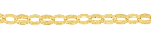 SOLID OVAL ENGRAVED BELCHER 5.6MM