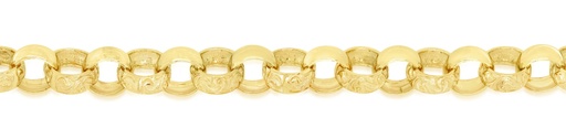 SOLID ROUND ENGRAVED BELCHER 7.7MM
