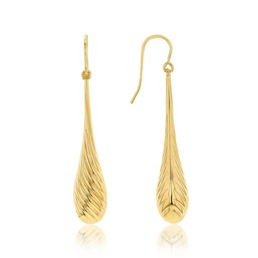 [SFE83] 375/925 FANCY LONG TEARDROP EARRING