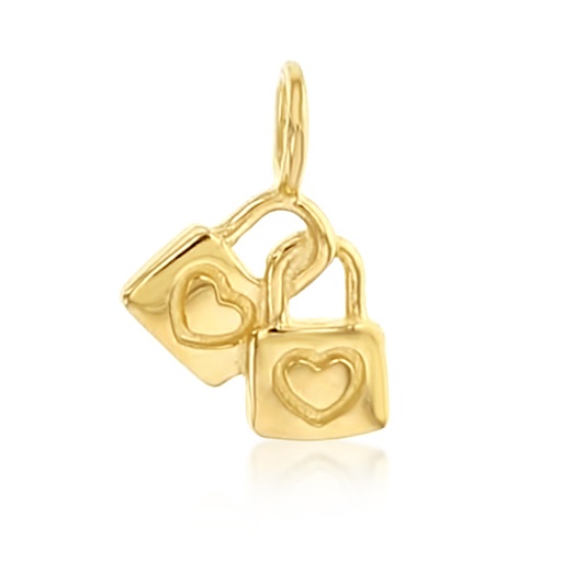 [CPJ13 9Y] 9Y DOUBLE PADLOCK CHARM