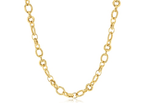 SOLID FANCY TWIST & PLAIN LINK 10.7MM