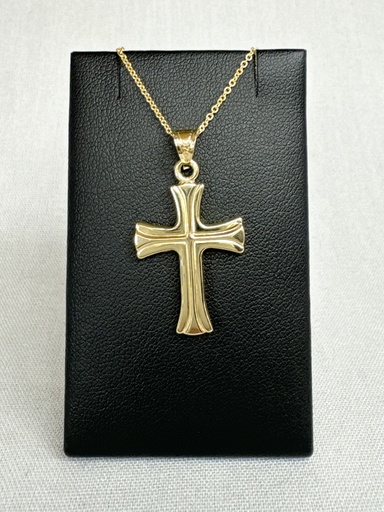 [XX0101] 9Y CURVED RIDGED CROSS - XX0101