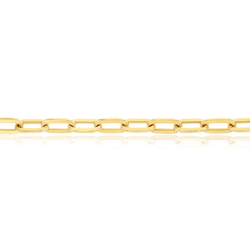 SOLID OVAL CABLE HAMMERED 7.9MM WIDE