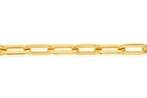 SOLID OVAL CABLE HAMMERED 11.7MM WIDE