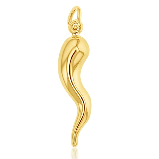 [PD142] 9Y MEDIUM HORN CHILLI PENDANT - 16MM