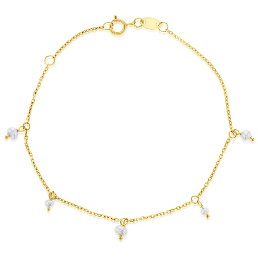 [BB213] 9Y FRESHWATER PEARL DROPLET BRACELET