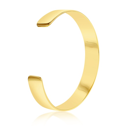 SOLID FLAT 12MM CUFF BANGLE