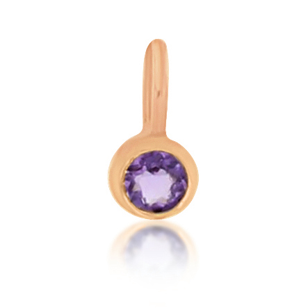 [CPJ15-AMET 9R] 9R MINI AMETHYST CHARM