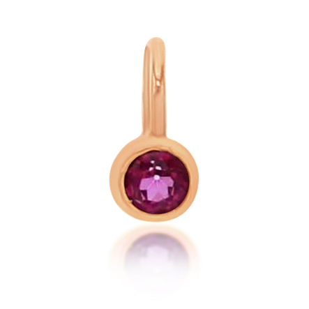 [CPJ15-PTOP 9R] 9R MINI PINK TOPAZ CHARM