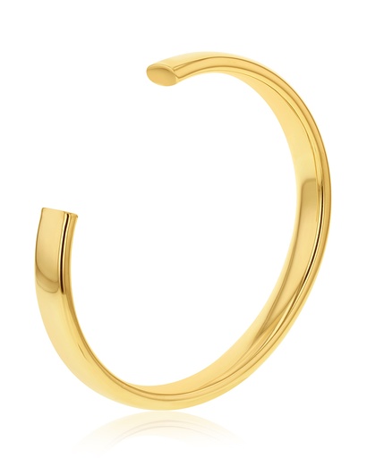 SOLID THICK COMFORT FIT 9MM CUFF BANGLE