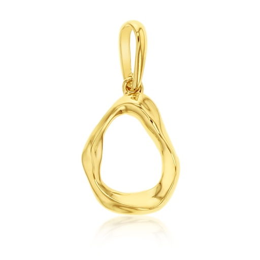 [PD145] 9Y OPEN WAVEY FREEFORM PENDANT