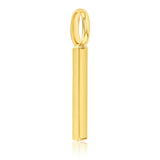 [PD147] 9Y PLAIN BAR DROP PENDANT