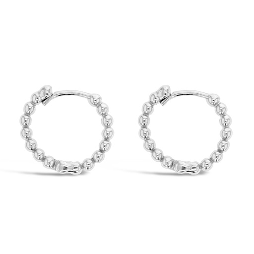 [EAR481] 9W BEADED HUGGIE