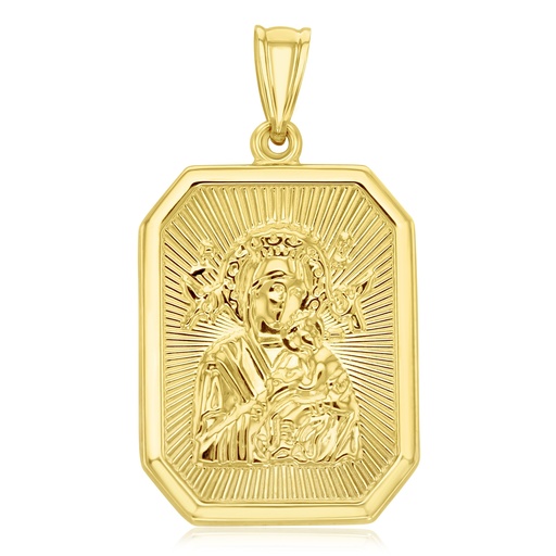 [RCP73] 9Y LARGE MOTHER MARY MEDALLION PENDANT