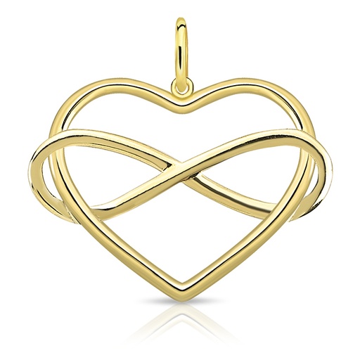 [PD168] 9Y INFINITY HEART PENDANT