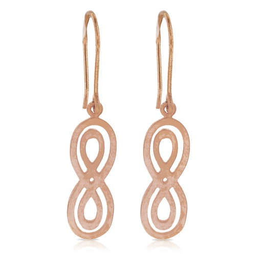 [EAR275-9P] 9P DOUBLE INFINITY EARRING