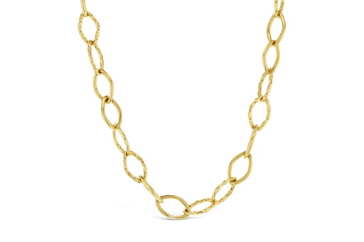 SOLID DIAMOND LINK MEDIUM PLAIN & TWIST