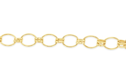 SOLID FANCY CIRCLE LINK PLAIN