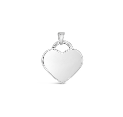 [PD98] ## 9W FLAT HEART PENDANT 15MM