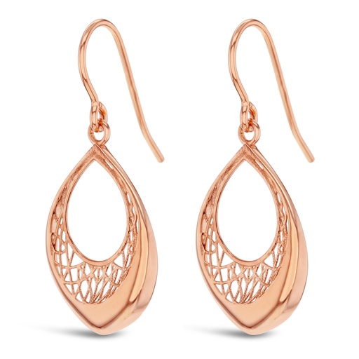 [EAR1001] ## 9R FILIGREE OPEN TEARDROP DROP
