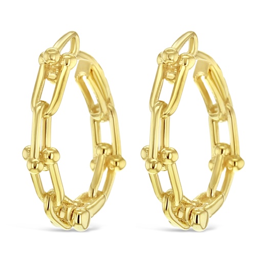 [EAR1005] 9Y CHAIN LINK HOOP