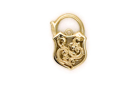 FILIGREE SHIELD PADLOCK 17MM