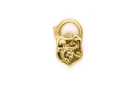 FILIGREE SHIELD PADLOCK 14MM